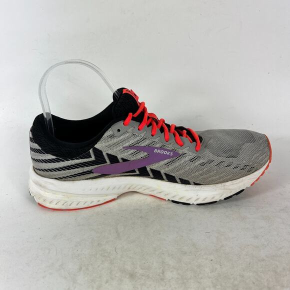 Brooks Launch 6 women's size 8.5 black pink purple athletic running sneakers - Picture 3 of 13